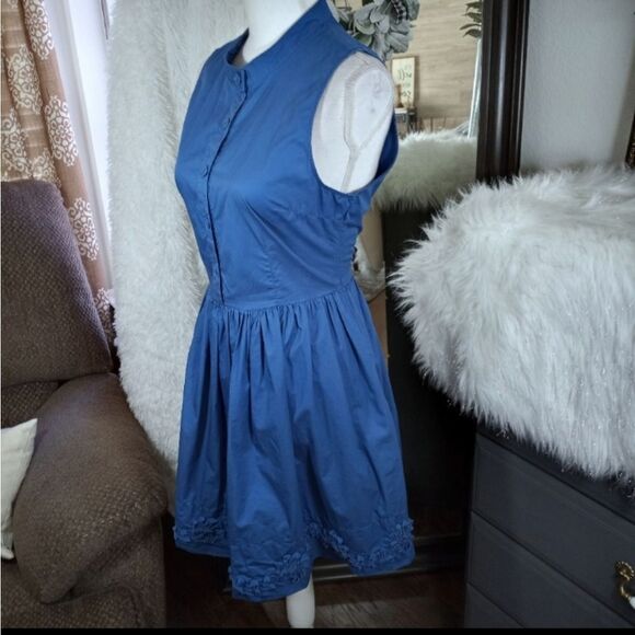 BB DAKOTA BLUE SLEEVELESS DRESS SZ.10 EUC - Picture 4 of 7